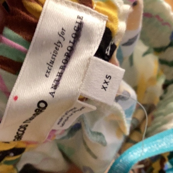 Anthropologie Marcos Navarro fFlannel Sleep Pants bottoms only xxs new - Picture 7 of 7